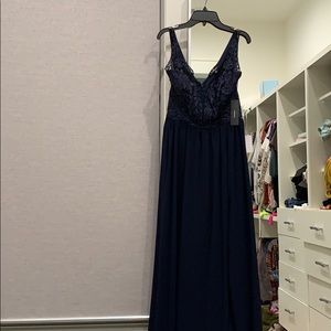 Navy blue dress